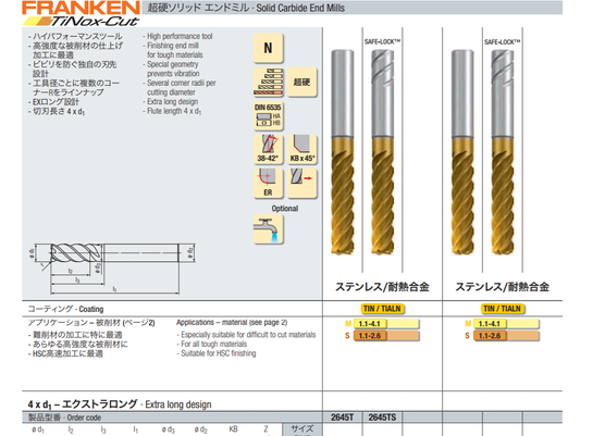 SUSエンドミル