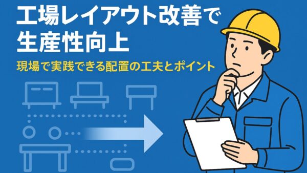 工場レイアウト改善で生産性向上｜現場で実践できる配置の工夫とポイント