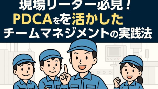 現場リーダー必見！PDCAを活かしたチームマネジメントの実践法
