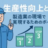 生産性向上とは？製造業の現場で実現するためのポイント