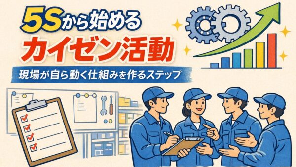 ５Ｓから始めるカイゼン活動｜現場が自ら動く仕組みを作るステップ
