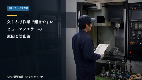〈3H〉久しぶり作業で起きやすいヒューマンエラーの原因と防止策を現場目線で解説