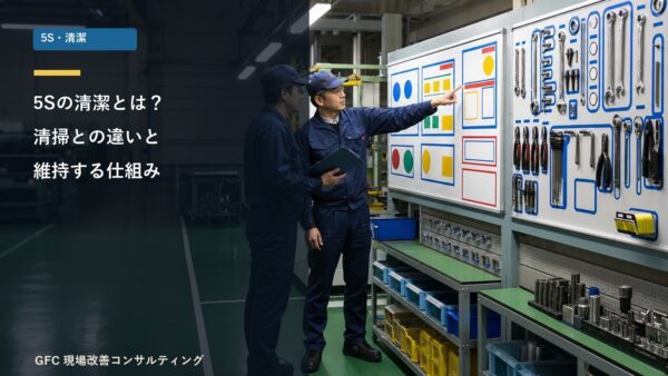 ５Sの清潔とは？清掃との違いと“維持する仕組み”を現場目線で解説