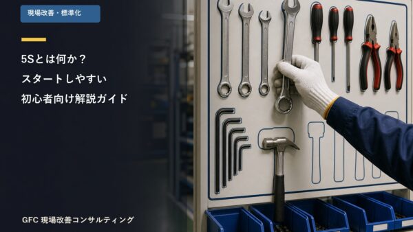 5Sとは？製造現場で始める整理・整頓・清掃・清潔・躾の進め方