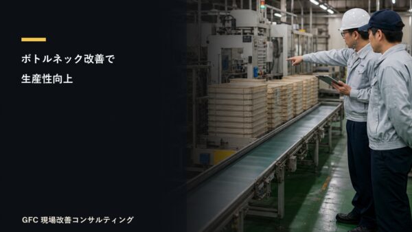 ボトルネック改善で生産性向上｜現場で実践できる工程発見と解決の方法
