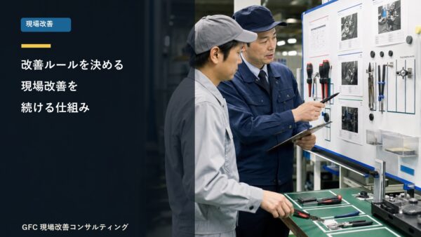 改善ルールを決めないと、現場はムダ取りを辞めてしまう！？