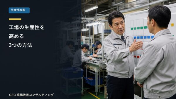 工場の生産性の実際！生産性向上のために取り組むべき３つ方法