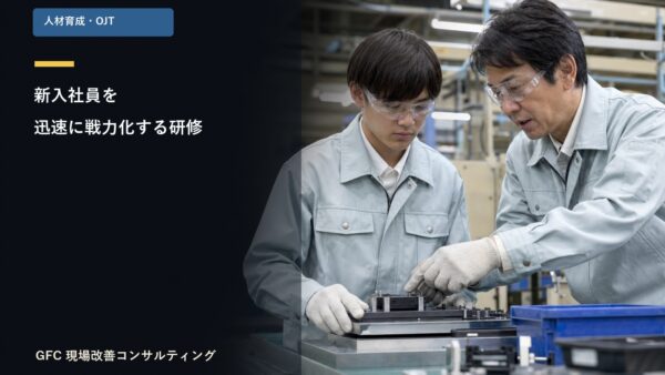 新入社員の迅速な戦力化！製造業で活用するべき研修ポイント