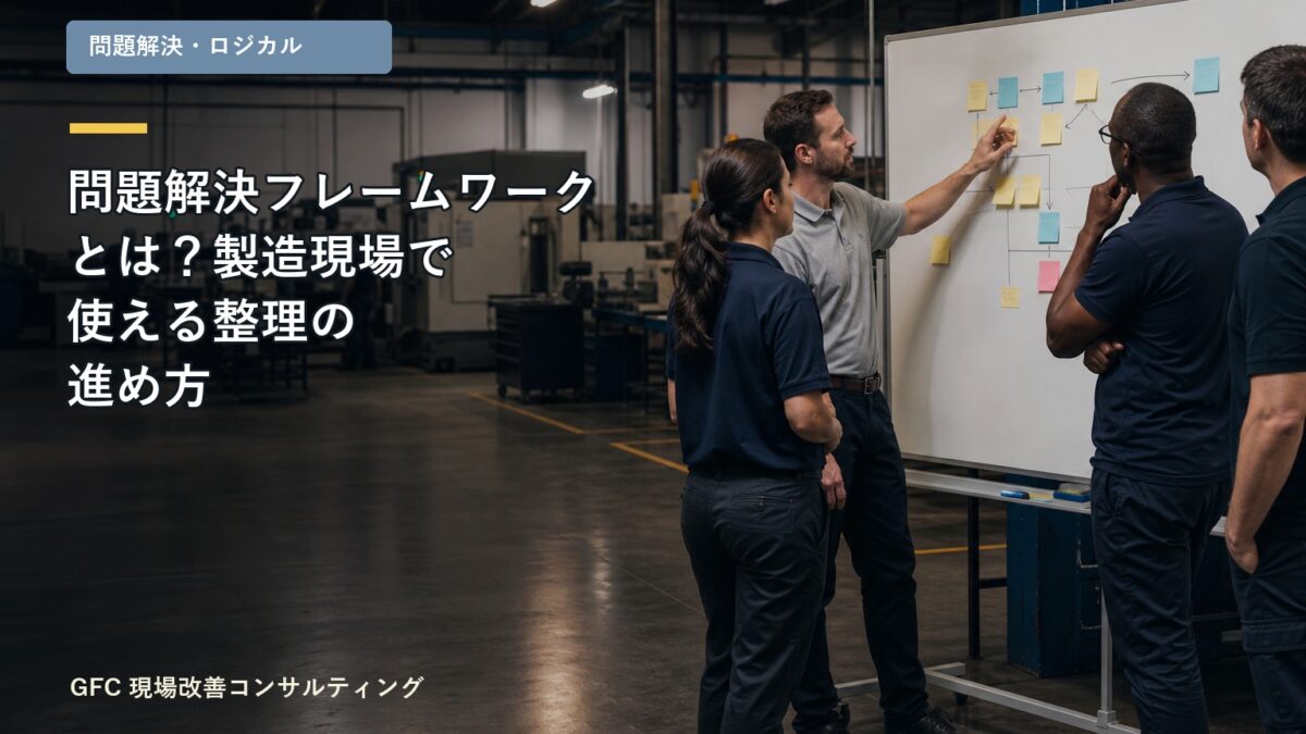 問題解決フレームワークとは?製造現場で使える整理の進め方