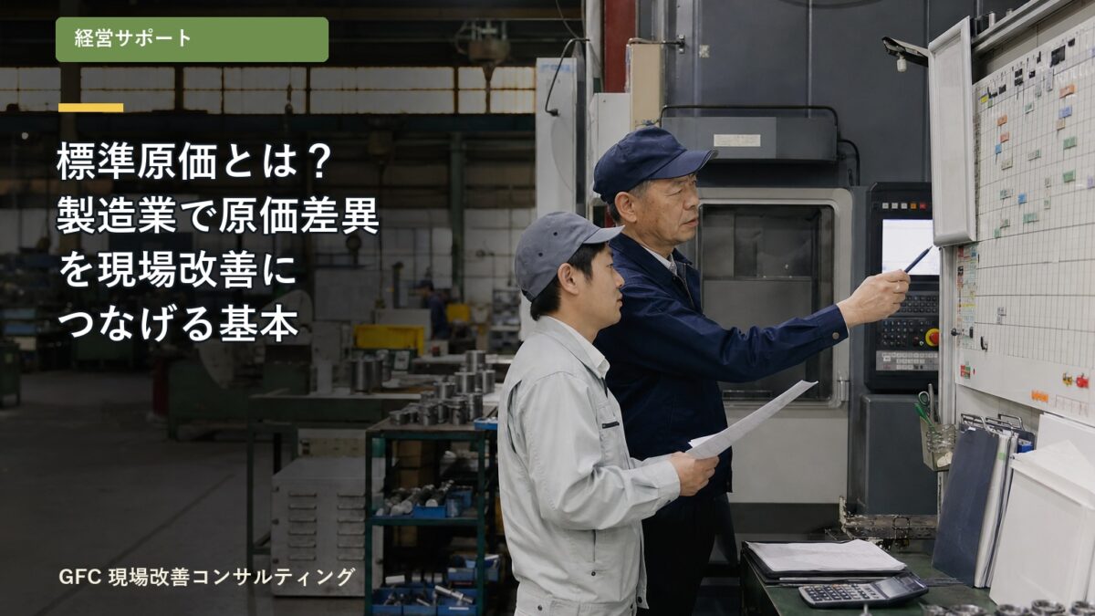 標準原価とは?製造業で原価差異を現場改善につなげる基本