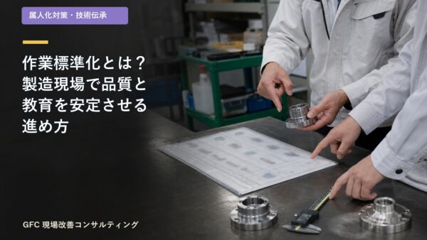 作業標準化とは？製造現場で品質と教育を安定させる進め方