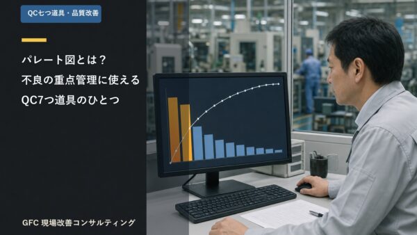 パレート図とは？不良の重点管理に使えるQC7つ道具のひとつ