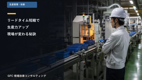 リードタイム短縮で生産力アップ！現場が変わる秘訣とは？