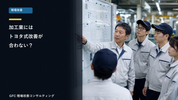 加工業にはトヨタ式改善が合わない⁈