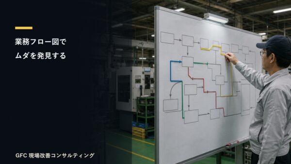業務フロー図で生産性向上！現場を見える化してムダを発見する方法