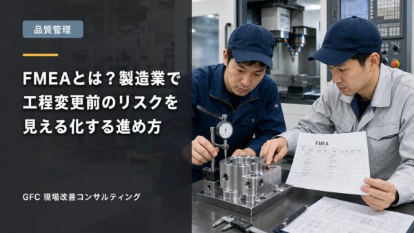 FMEAとは？製造業で工程変更前のリスクを見える化する進め方